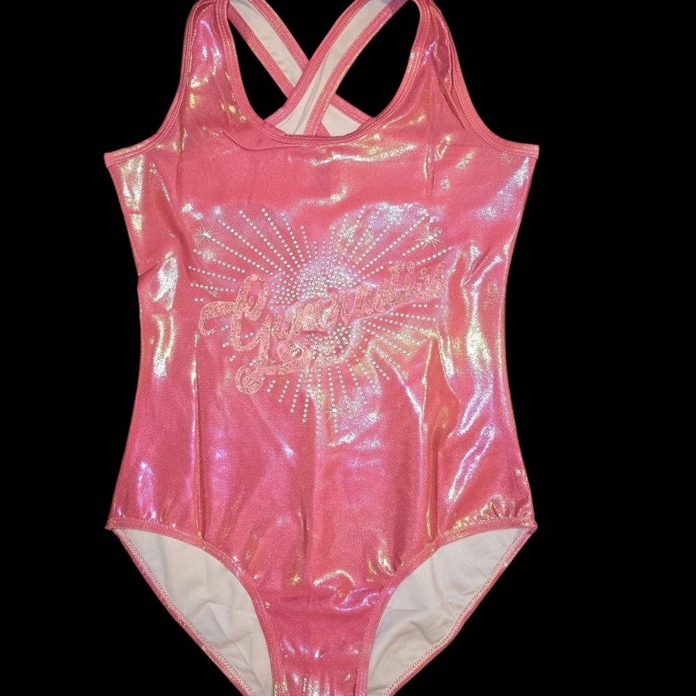 Shiny Pink Gymnastics Leotard